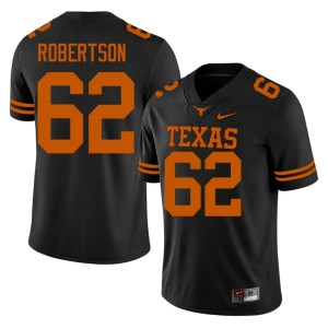 Black College Football Men #62 Connor Robertson UT High School Jerseys 566668-239