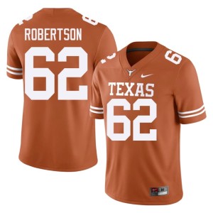 Orange Connor Robertson College Football Men #62 Limited Texas Longhorns Jerseys 494404-190