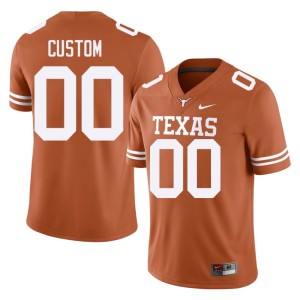 Orange College Football Men's The Horns #00 Custom Limited Jersey 287074-491