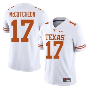 White #17 Limited Daylan McCutcheon Longhorns College Football Men's Jerseys 929586-685