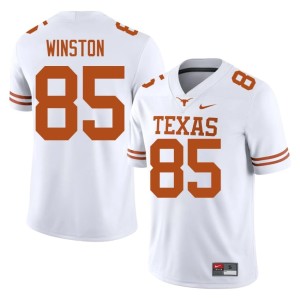 White #85 Men College Football Replica Texas Athletics Emaree Winston Jersey 124447-650
