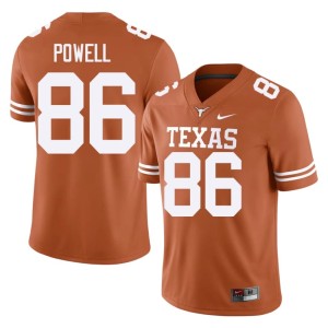 Orange Men's NCAA College Football Hudson Powell #86 UT Jersey 395026-381