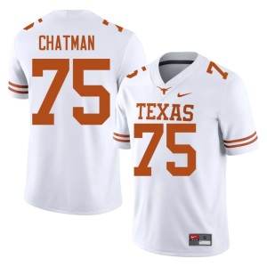 White College Football Horns Jaydon Chatman NCAA Men #75 Jersey 696724-396