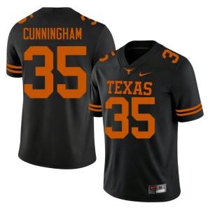 Black Jonathan Cunningham Game Texas #37 Mens College Football Jerseys 169650-741