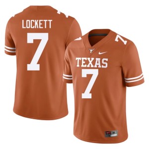 Orange College Football Burnt Orange Kaliq Lockett Men #7 2026-27 Jerseys 183932-132