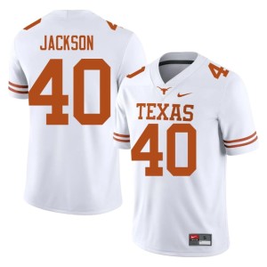White College Football Men's Texas Longhorns #40 2026-27 Lance Jackson Jersey 657098-698