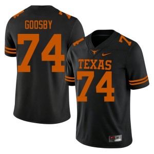 Black Texas 2026 College Football #74 Mens Trevor Goosby Jerseys 425570-898