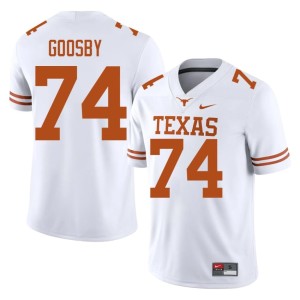 White 2026 College Football UT Trevor Goosby Men's #74 Jersey 479580-996