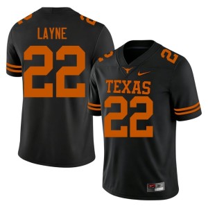 Black #22 Bobby Layne College Football Men's Lone Star State Reps Alumni Jersey 374625-999