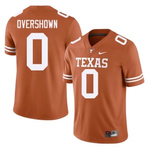 Orange #0 High School College Football DeMarvion Overshown Men Horns Jersey 180656-882