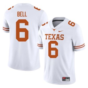 White Men #6 College Football Dia Bell NCAA Texas Longhorns Jersey 773019-931