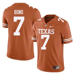 Orange Isaiah Bond Alumni #7 College Football Texas Athletics Men's Jerseys 534915-269