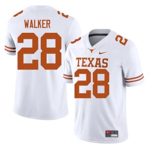 White The Horns Mens 2026 #28 College Football Jett Walker Jerseys 996693-896
