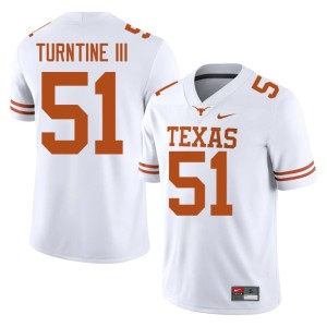 White John Turntine III Men's Texas Longhorns Alumni College Football #51 Jersey 231259-639