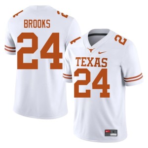 White Replica #24 College Football Mens Jonathon Brooks Burnt Orange Jerseys 463539-467