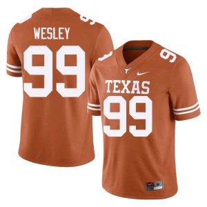 Orange Official Richard Wesley Mens Horns College Football #99 Jersey 843120-472