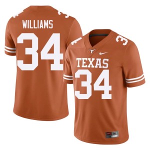 Orange Player Ricky Williams Men Burnt Orange College Football #34 Jersey 432763-478