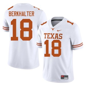 White College Football Sterling Berkhalter #18 Men The Horns 2026-27 Jersey 496883-508