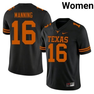 Black Arch Manning #16 2026 Women College Football Lone Star State Reps Jerseys 403693-671