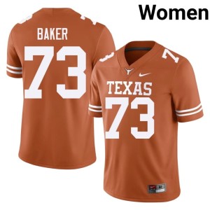 Orange College Football Brandon Baker Womens 2026-27 #73 Texas Jersey 765477-878