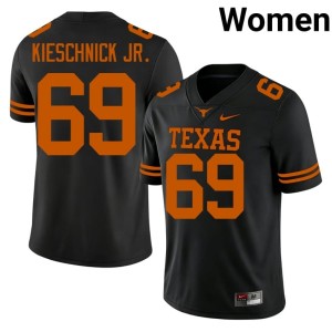 Black #69 Brooks Kieschnick Jr. 2026 College Football University of Texas Women Jerseys 610742-560