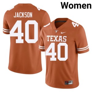 Orange Women College Football #40 NCAA UT Lance Jackson Jersey 759007-642