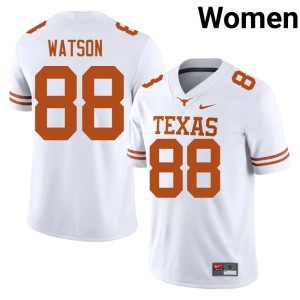 White Limited #88 Maraad Watson UT Longhorns Women College Football Jerseys 873643-421