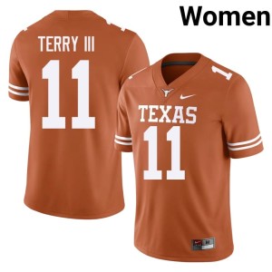 Orange UT #11 University Michael Terry III Women College Football Jerseys 732820-705