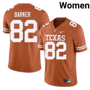 Orange Ridge Barker Alumni College Football #82 Women's University of Texas Jerseys 543139-847