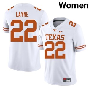 White High School Bobby Layne University of Texas #22 College Football Womens Jerseys 184050-818