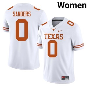 White Limited Ja'Tavion Sanders UT Women's #0 College Football Jersey 179712-390