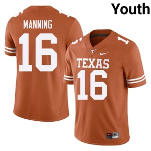 Orange College Football UT Youth Alumni #16 Arch Manning Jersey 626097-266