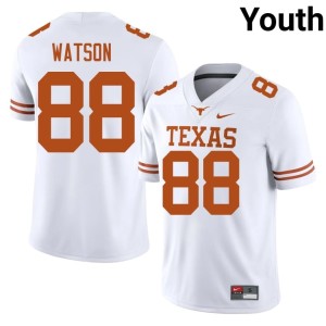 White Texas Longhorns College Football #88 NCAA Youth Maraad Watson Jerseys 802578-381