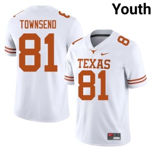 White College Football NCAA UT #81 Youth Nick Townsend Jerseys 494406-979