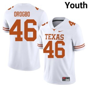 White Smith Orogbo UT Youth Official #46 College Football Jerseys 126042-764