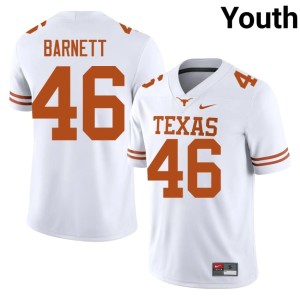 White College Football Limited Youth Spencer Barnett University of Texas #46 Jerseys 805001-893
