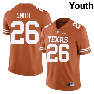 Orange UT Austin Official Ty'Anthony Smith #26 College Football Youth Jersey 298373-835