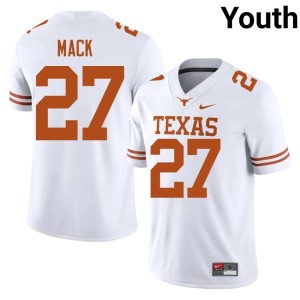 White Youth #27 Wardell Mack College Football Lone Star State Reps 2026 Jerseys 617224-727