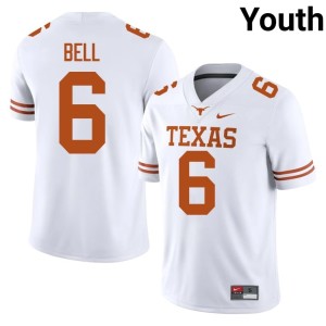 White College Football UT Longhorns Player #6 Dia Bell Youth Jersey 868797-586