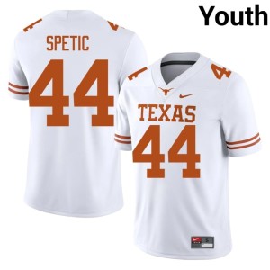 White Stitched UT Gianni Spetic Youth #44 College Football Jerseys 540545-812
