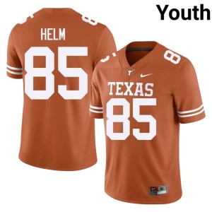 Orange Limited Gunnar Helm College Football #85 Texas Longhorns Youth Jerseys 770988-438
