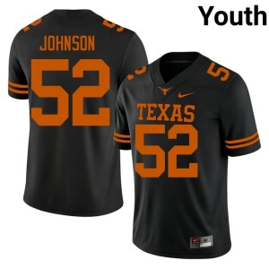 Black College Football Alumni Youth Texas Longhorns James Johnson #52 Jerseys 870237-464