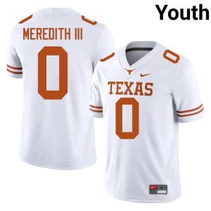 White College Football High School John Meredith III Youth Texas #0 Jerseys 390232-236