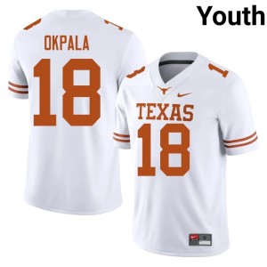 White College Football UT #18 Youth Game Kosi Okpala Jersey 955217-354