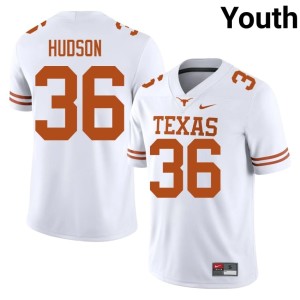 White College Football Nick Hudson #36 Youth Texas High School Jerseys 157990-933