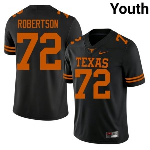 Black Nicolas Robertson Lone Star State Reps College Football NCAA #72 Youth Jerseys 855121-732