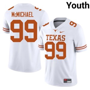 White Limited College Football Youth #99 University of Texas Steve McMichael Jerseys 893285-853