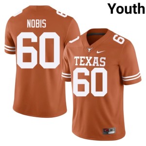 Orange Youth Longhorns College Football Replica Tommy Nobis #60 Jersey 604795-305